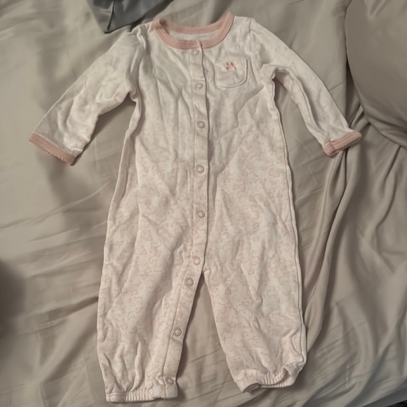 Carter's Pink and White Kids Pajama Set - Picture 1 of 2